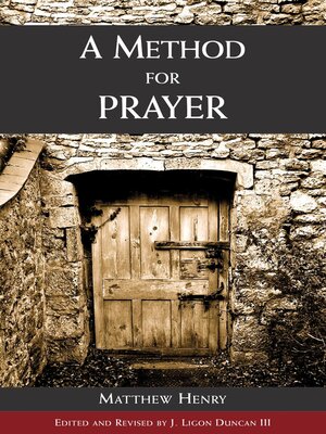 cover image of A Method for Prayer